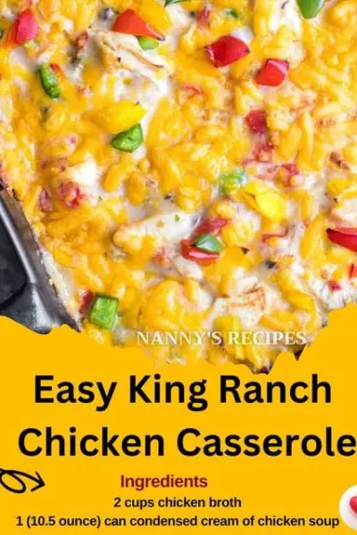 Easy King Ranch Chicken Casserole Recipe