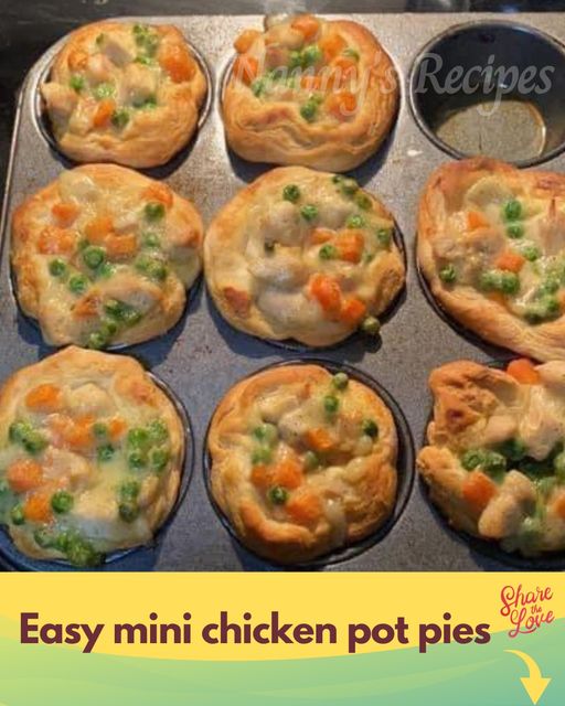 Easy Mini Chicken Pot Pies Recipe