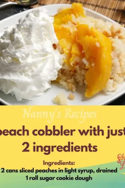 Easy Peach Cobbler Recipe