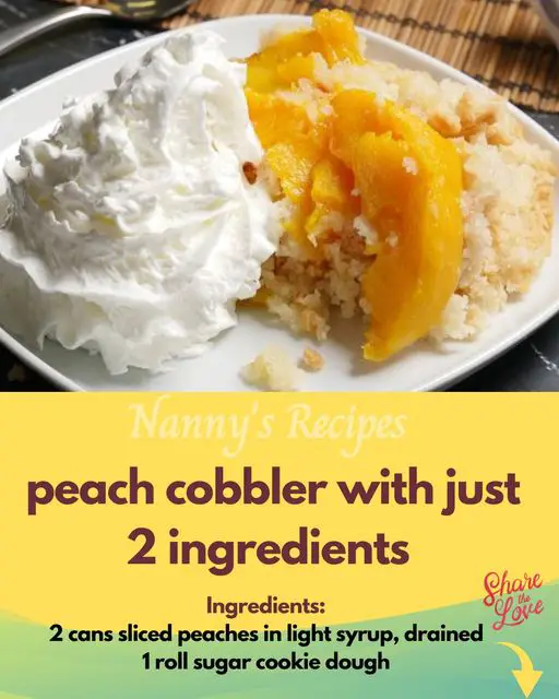 Easy Peach Cobbler Recipe