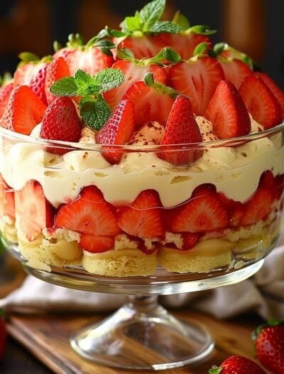 Easy Strawberry Mascarpone Tiramisu Recipe