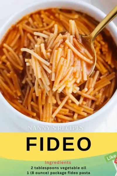 Fideo Recipe