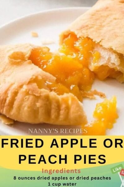 Fried Apple or Peach Pies Recipe