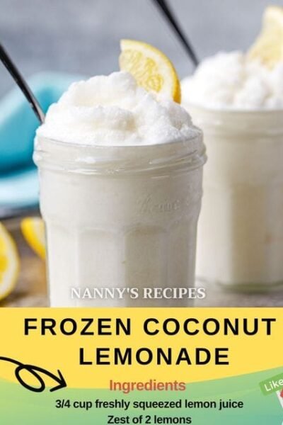 Frozen Coconut Lemonade Recipe