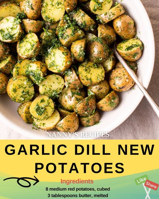 Garlic Dill New Potatoes Recipe