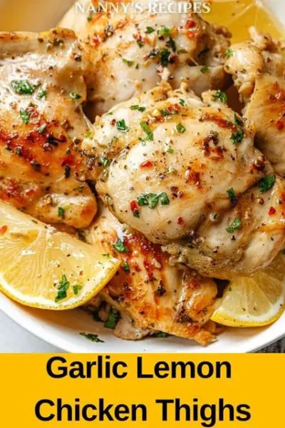 Garlic Lemon Chicken Thighs