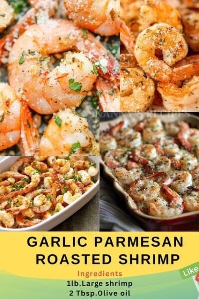 Garlic Parmesan Roasted Shrimp Recipe