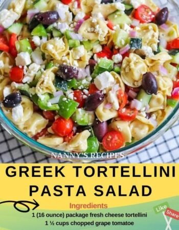 Greek Tortellini Pasta Salad Recipe