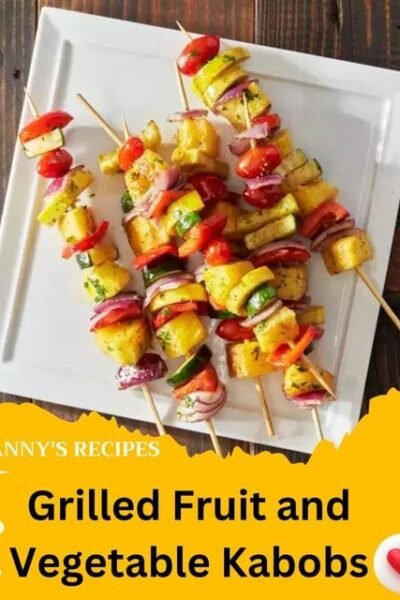 Grilled Fruit and Vegetable Kabobs Recipe