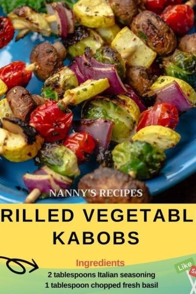 Grilled Vegetable Kabobs Recipe