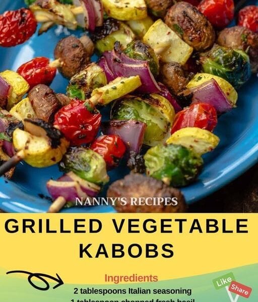 Grilled Vegetable Kabobs Recipe