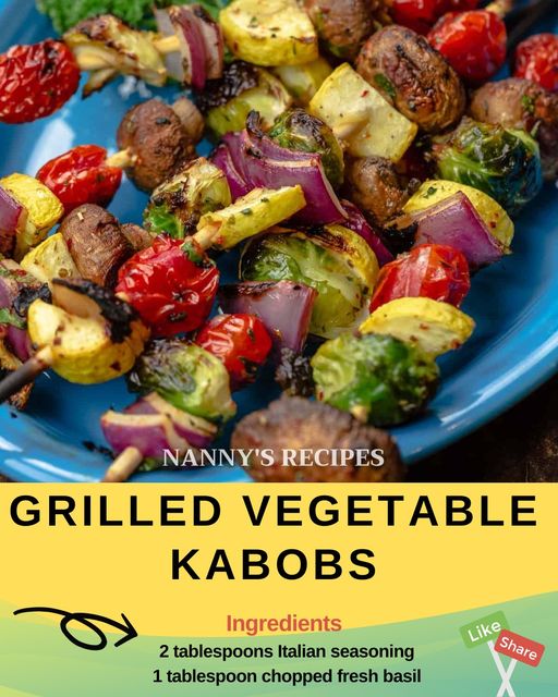 Grilled Vegetable Kabobs Recipe