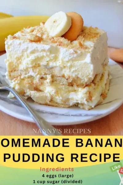 Homemade Banana Pudding Recipe