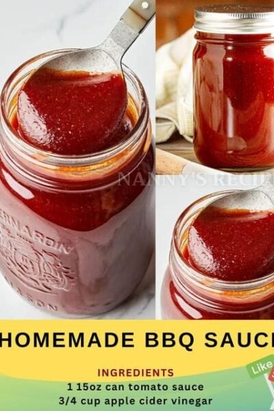 Homemade BBQ Sauce Recipe