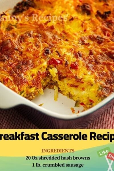 Homemade Breakfast Casserole Recipe