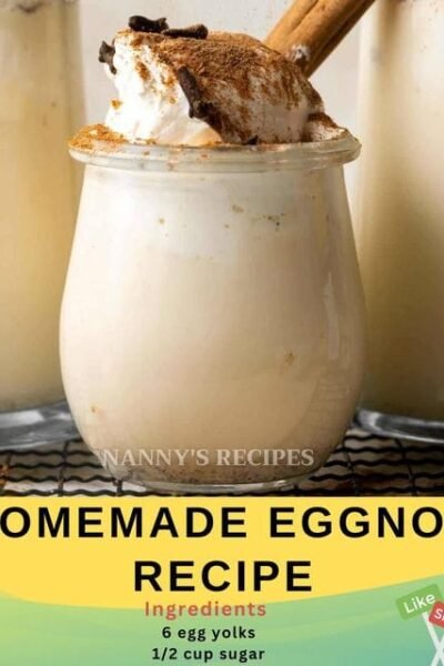 Homemade Eggnog Recipe