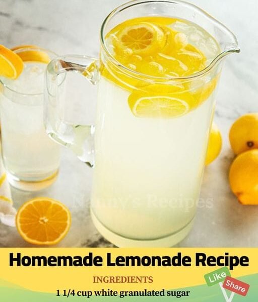 Homemade Lemonade Recipe