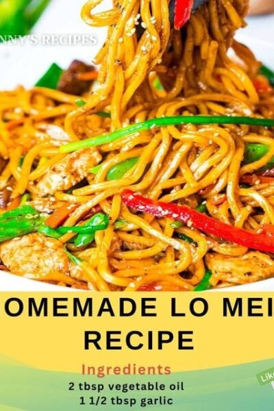 Homemade Lo Mein Recipe