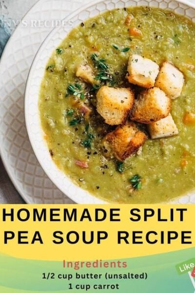 Homemade Split Pea Soup Recipe