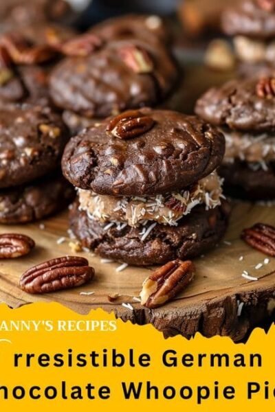 Irresistible German Chocolate Whoopie Pies Recipe