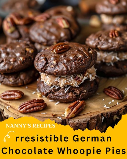 Irresistible German Chocolate Whoopie Pies Recipe