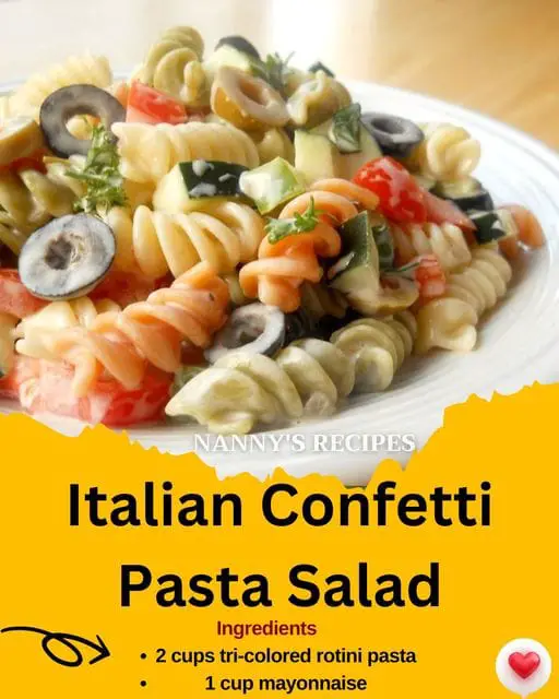 Italian Confetti Pasta Salad Recipe