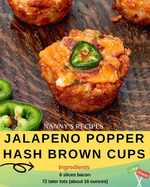 Jalapeño Popper Hash Brown Cups Recipe