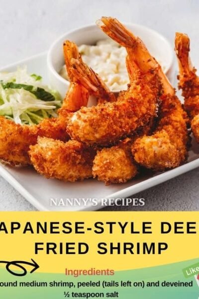 Japanese-Style Deep-Fried Shrimp (Ebi Fry) Recipe