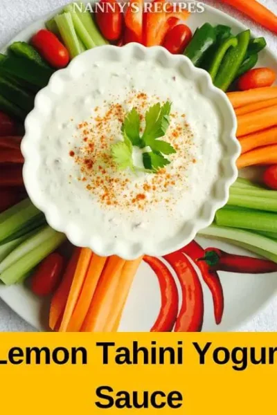 Lemon Tahini Yogurt Sauce Recipe