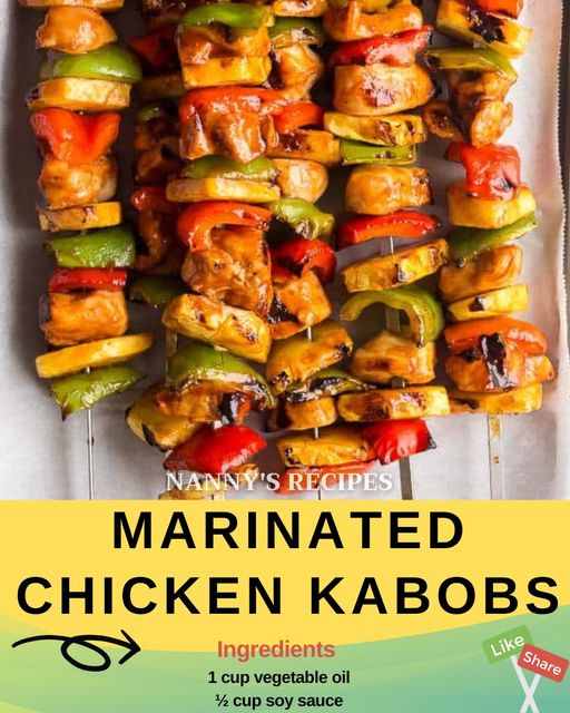 Marinated Chicken Kabobs Recipe