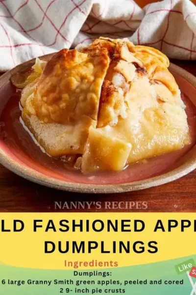 Old Fashioned Apple Dumplings Recipe