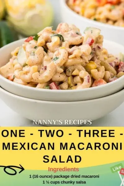 One-Two-Three Mexican Macaroni Salad Recipe