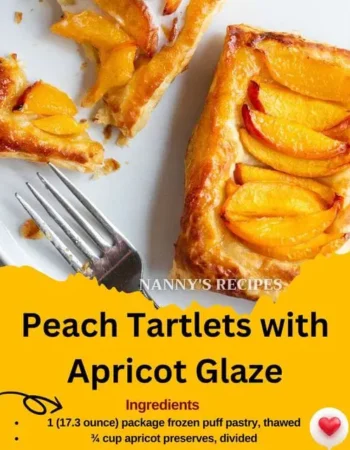 Peach Tartlets with Apricot Glaze Recipe