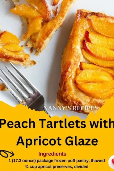 Peach Tartlets with Apricot Glaze Recipe