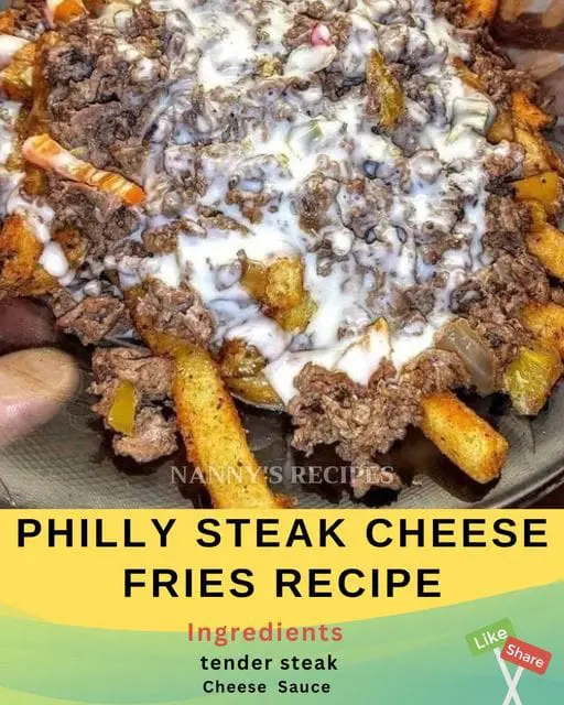 Philly Steak Cheese Fries Recipe