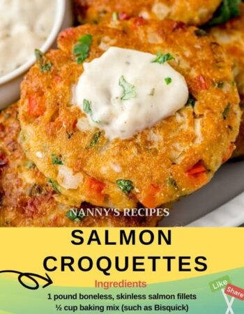 Salmon Croquettes Recipe