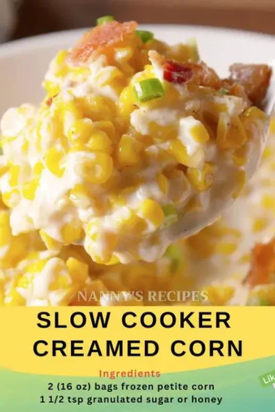 Slow Cooker Creamed Corn Recipe