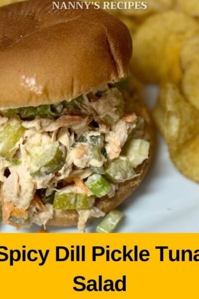 Spicy Dill Pickle Tuna Salad Recipe