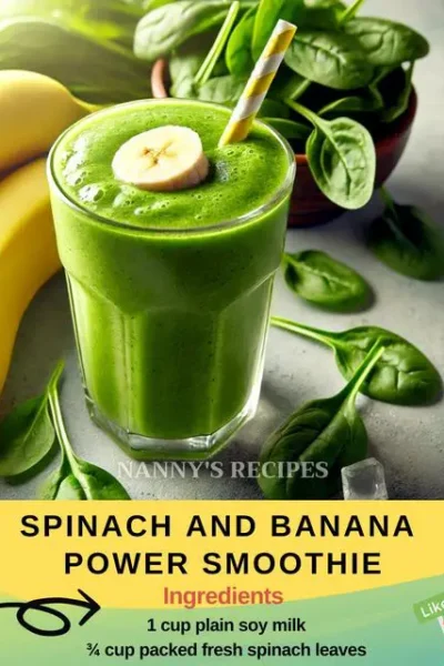 Spinach and Banana Power Smoothie Recipe