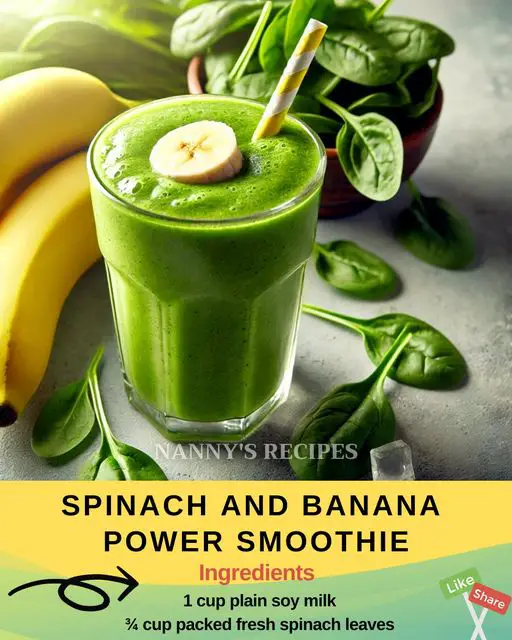 Spinach and Banana Power Smoothie Recipe