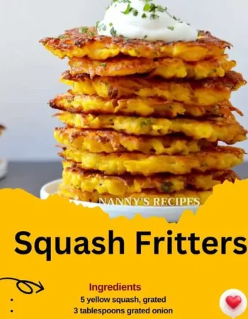 Squash Fritters Recipe 12 Squash Fritters Recipe