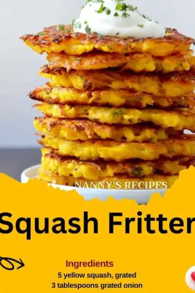 Squash Fritters Recipe