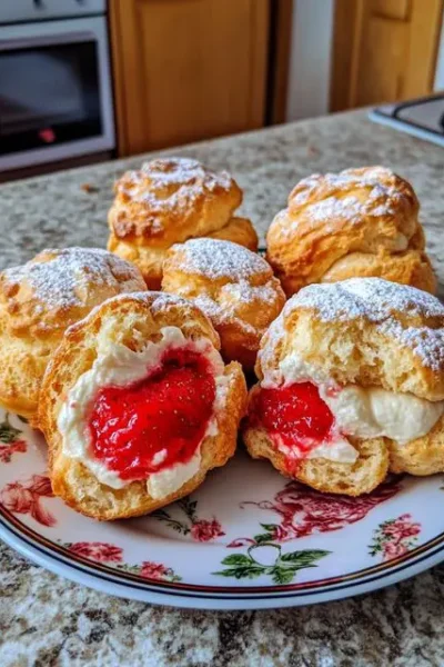 Strawberry Eclairs Recipe