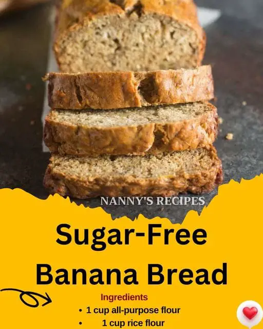 Sugar-Free Banana Bread Recipe