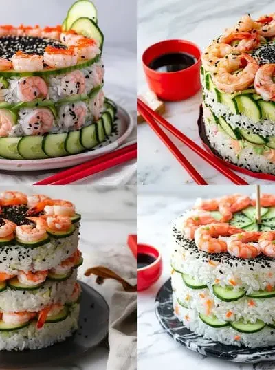 Sushi Cake recipe