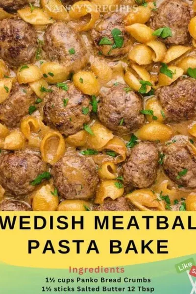 Swedish Meatball Pasta Bake Recipe