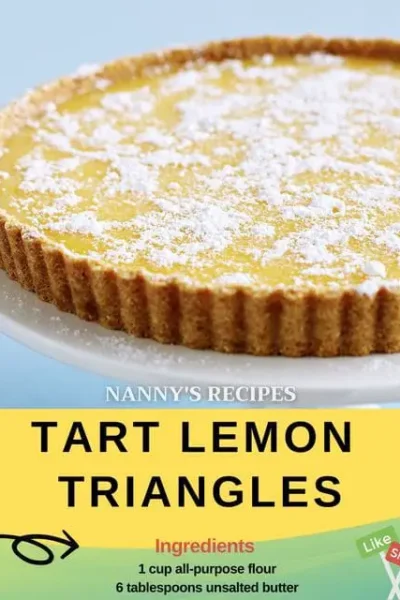 Tart Lemon Triangles Recipe