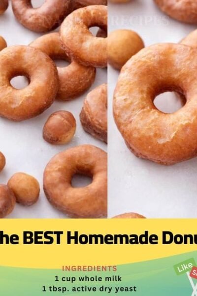 The BEST Homemade Donut Recipe