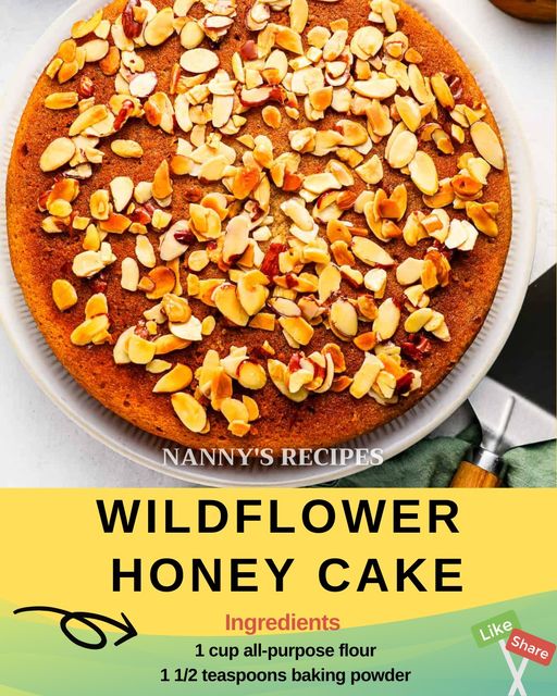 Wildflower Honey Cake Recipe