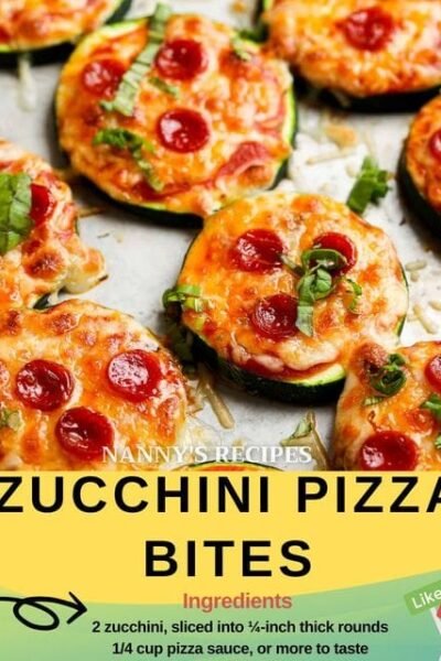 Zucchini Pizza Bites Recipe